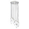 Z-Lite Z-Lite Arden Brushed Nickel Multi-Light Pendant with Oblong Shade 651P-11R-BN