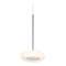 Kuzco Lighting Kuzco Lighting Stephord Chrome LED Mini-Pendant Light with Oblong Shade PD97204-CH/FR