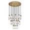 Z-Lite Z-Lite Arden Rubbed Brass Multi-Light Pendant with Oblong Shade 651P-27R-RB