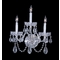 Crystorama Lighting Traditional Crystal Sconce Wall Light in Polished Chrome by Crystorama Lighting 1033-CH-CL-MWP