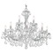 Crystorama Lighting Crystorama Maria Theresa 2-Tier 12-Light Crystal Chandelier in Polished Chrome 4479-CH-CL-MWP