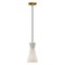 Alora Lighting Alora Lighting Betty Aged Gold Mini-Pendant Light with Conical Shade PD473706AGOP