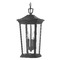 Hinkley Bromley 19.25-Inch Museum Black LED Outdoor Hanging Light by Hinkley Lighting 2362MB-LL