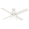 Hunter Fan Company Beck 52-Inch LED Fan in Fresh White by Hunter Fan Company 51744