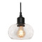 AFX Lighting Afx Lighting Laney Black Mini-Pendant Light with Bowl / Dome Shade LNYP07MBBK