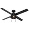 Hunter Fan Company 52-Inch Spring Mill Fan in Matte Black by Hunter Fan Company 50336