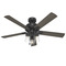 Hunter Fan Company Hartland 52-Inch LED Fan in Matte Black by Hunter Fan Company 51745