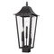 Z-Lite Z-Lite Gannon Black Post Light 5008PHBS-BK