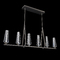 Schonbek Beyond Devotion 6-Light LED Linear Pendant in Satin Nickel by Schonbek Beyond BPD66247-SN