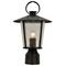 Crystorama Lighting Crystorama Lighting Andover Matte Black Post Light AND-9207-SD-MK