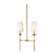 Z-Lite Emily Rubbed Brass Linear Light by Z-Lite 3033-2L-RB