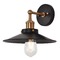 Matteo Lighting Bulstrodes Workshop Aged Gold & Black Sconce by Matteo Lighting W46111AGBK