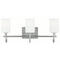 Visual Comfort Studio Collection Visual Comfort Studio Collection Oak Moore Brushed Nickel Bathroom Light 4457103-962