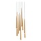 Modern Forms by WAC Lighting Cascade Aged Brass LED Multi-Light Pendant by Modern Forms PD-41809R-AB