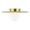 Visual Comfort Studio Collection Kelly Wearstler Nodes 17.50-Inch Large Burnished Brass Flush Mount by Visual Comfort Studio KF1021BBS