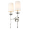 Z-Lite Emily Polished Nickel Sconce by Z-Lite 3033-2S-PN