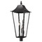 Z-Lite Z-Lite Gannon Black Post Light 5008PHXXLR-BK