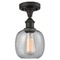 Innovations Lighting Belfast Oil Rubbed Bronze Semi-Flush Mount by Innovations Lighting 516-1C-OB-G104