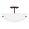 Generation Lighting Kerrville 15-Inch Bronze LED Semi-Flush Mount by Generation Lighting 7715202EN3-710