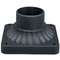 Design Classics Lighting Black Pier Mount 9001-50
