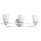 Progress Lighting Flight 3-Light Bath Light in Brushed Nickel by Progress Lighting P300002-009