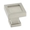 Seattle Hardware Co Square Cabinet Knob Satin Nickel - 1-3/16-inch HW37-K-09