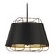 Eurofase Lighting Tura Black & Gold Pendant by Eurofase Lighting 38145-025