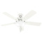 Hunter Fan Company Hunter Fan Company Pro's Best Fresh White LED Ceiling Fan with Light 52727