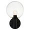 Matteo Lighting Cosmo Wall Sconce in Black by Matteo Lighting S06001BKCL