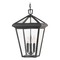 Hinkley Alford Place 19.50-Inch Museum Black LED Outdoor Hanging Light by Hinkley Lighting 2562MB-LL