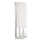 Modern Forms by WAC Lighting Vodka 16-Inch LED Sconce in Chrome 3500K by Modern Forms WS-25816-CH