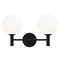 Matteo Lighting Cosmo Black Bathroom Light by Matteo Lighting S06002BKOP