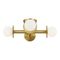 Visual Comfort Studio Collection Kelly Wearstler Nodes 18-Inch Burnished Brass Semi-Flush Mount by Visual Comfort Studio KF1034BBS