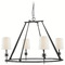 Visual Comfort Signature Collection Visual Comfort Signature Collection Ian K. Fowler Etoile Blackened Rust Chandelier S5315BR-L
