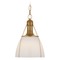Visual Comfort Signature Collection Chapman & Myers Prestwick 14-Inch Pendant in Brass by Visual Comfort Signature CHC5475ABWG