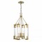Metropolitan Lighting Prima Vista 4-Light Pendant in Aged Brass by Metropolitan Lighting N7351-790