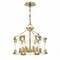Metropolitan Lighting Prima Vista Convertible Pendant in Aged Antique Brass by Metropolitan N7355-790