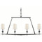 Visual Comfort Signature Collection Visual Comfort Signature Collection Ian K. Fowler Etoile Blackened Rust Island Light S5316BR-L