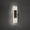 Modern Forms by WAC Lighting Boxie 22-Inch LED Outdoor Wall Light in Black & Nickel by Modern Forms WS-W28422-BK/BN
