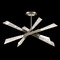 Schonbek Beyond Schonbek Beyond Solitude Antique Nickel LED Semi-Flushmount Light BFM31428-AN