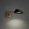 Modern Forms by WAC Lighting Modern Forms Pavilion Black & Aged Brass LED Swing Arm Lamp BL-40522-BK/AB