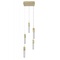 Avenue Lighting Boa 5-Light LED Pendant in Brushed Brass by Avenue Lighting HF1900-5-BOA-BB