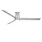 Modern Forms by WAC Lighting Modern Forms Smooth Brushed Nickel & Silver LED Ceiling Fan with Light FH-W2502-52L-BN/SL