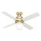 Hunter Fan Company 44-Inch Hepburn Fan in Modern Brass by Hunter Fan Company 52313