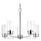 Nuvo Lighting Intersection 5-Light Chandelier in Polished Nickel by Nuvo Lighting 60-7635
