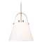 Z-Lite Z-Lite Z-Studio Brushed Nickel Pendant Light with Empire Shade 743P12-BN
