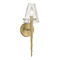 Savoy House Shellbourne 16.50-Inch Wall Sconce in Warm Brass by Savoy House 9-2104-1-322