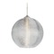 Besa Lighting Besa Lighting Kristall Satin Nickel Pendant Light with Globe Shade 1JT-461600-SN