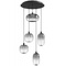 Avenue Lighting Monaco 5-Light LED Pendant in Black by Avenue Lighting HF9175-BK