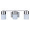 Craftmade Lighting District Brushed Polished Nickel Bathroom Light by Craftmade Lighting 12322BNK3